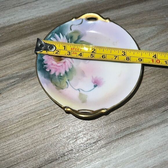 Antique Noritake Hand Painted Floral Bowl With Gold Trim Japan Made CottageCore - Picture 6 of 9